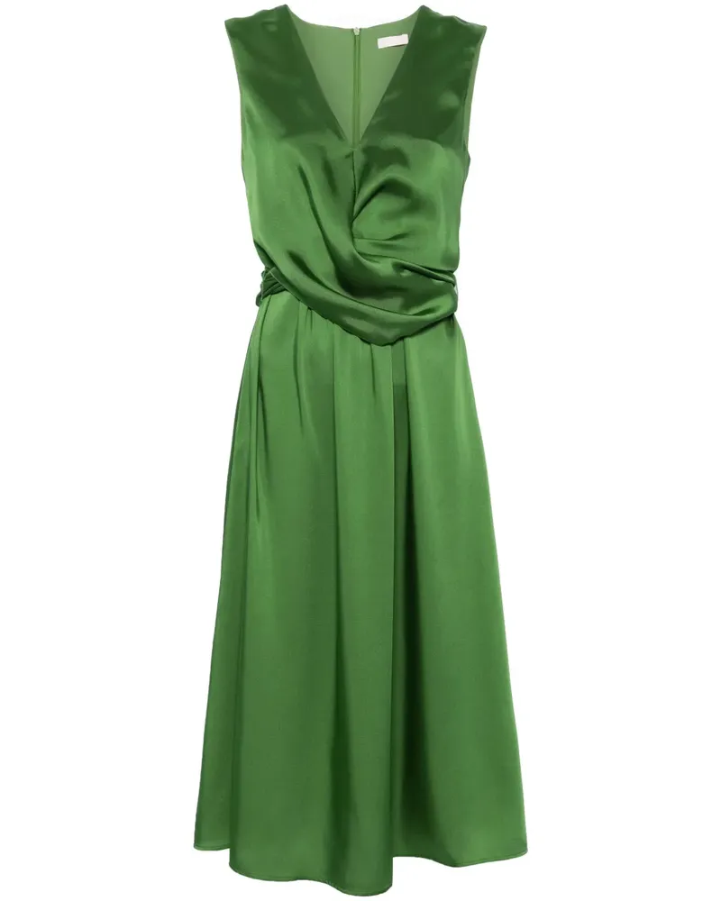 Liu Jo Midikleid aus Satin - Grün Grün