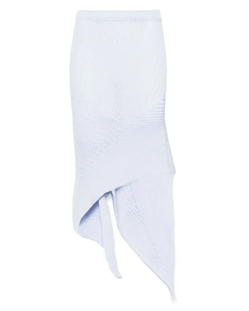 Issey Miyake Asymmetrischer Rock - Blau Blau