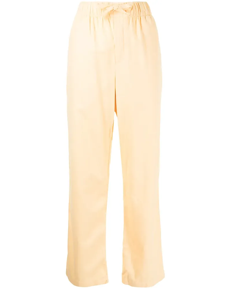 TEKLA Pyjamahose mit Kordelzug - Nude Nude