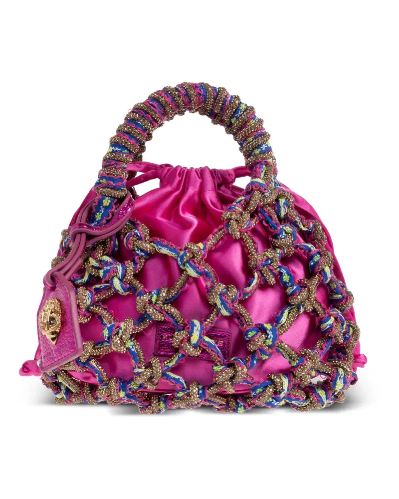 Kurt Geiger Kleiner Macrame Tote Bag - Rosa Rosa