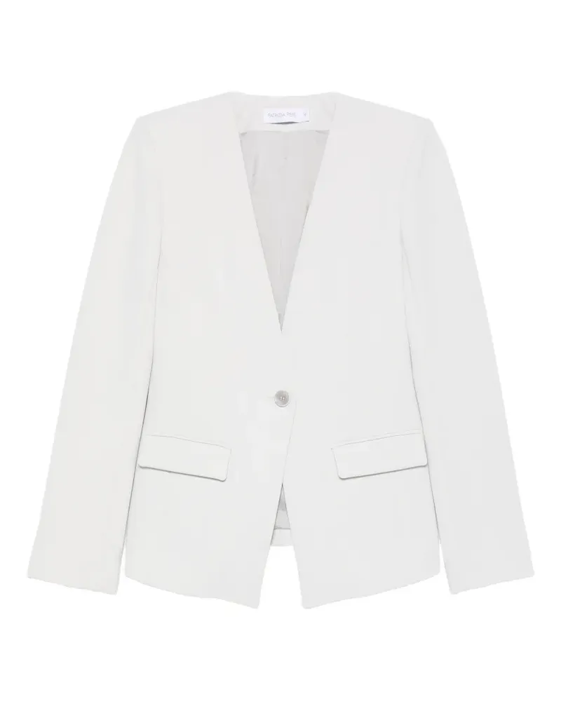 Patrizia Pepe single-breasted pocket jacket - Grau Grau