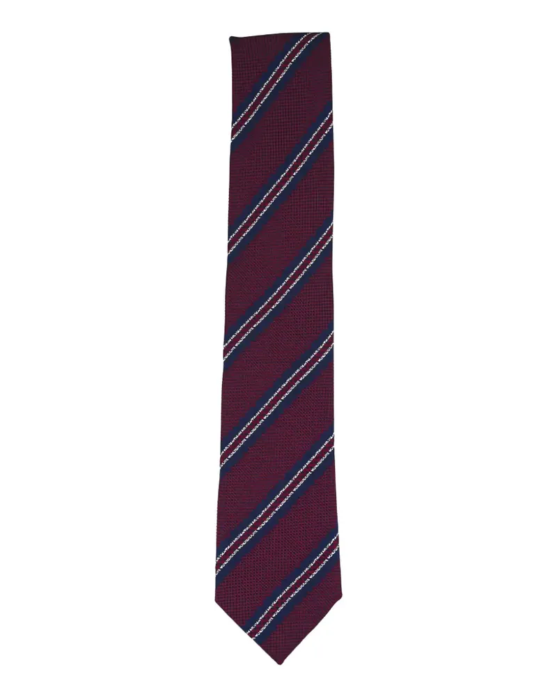 Ermenegildo Zegna striped tie - Rot Rot