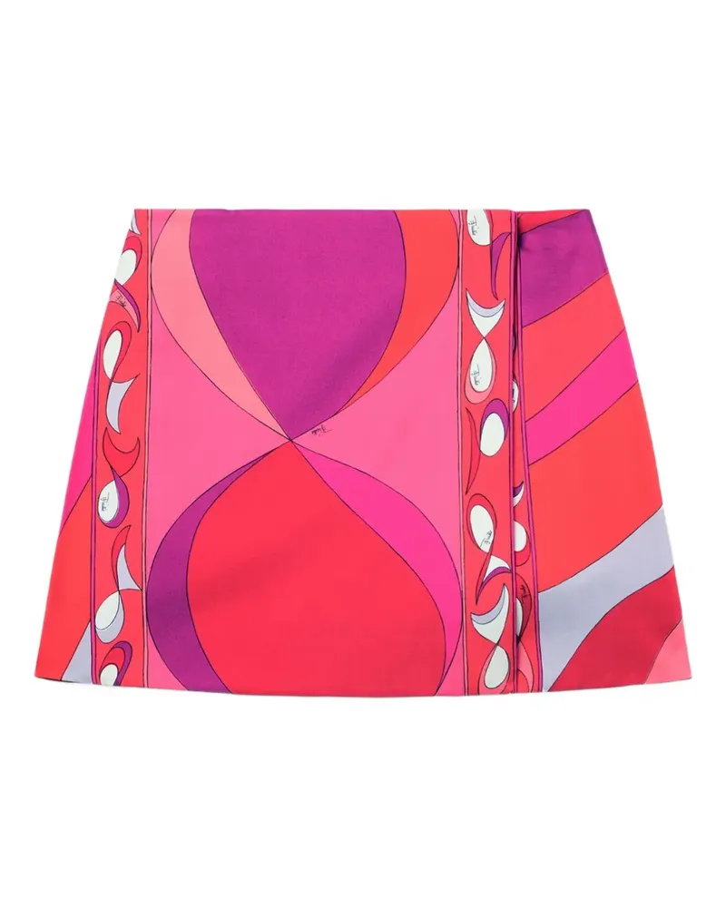 Emilio Pucci Minirock mit grafischem Print - Rot Rot