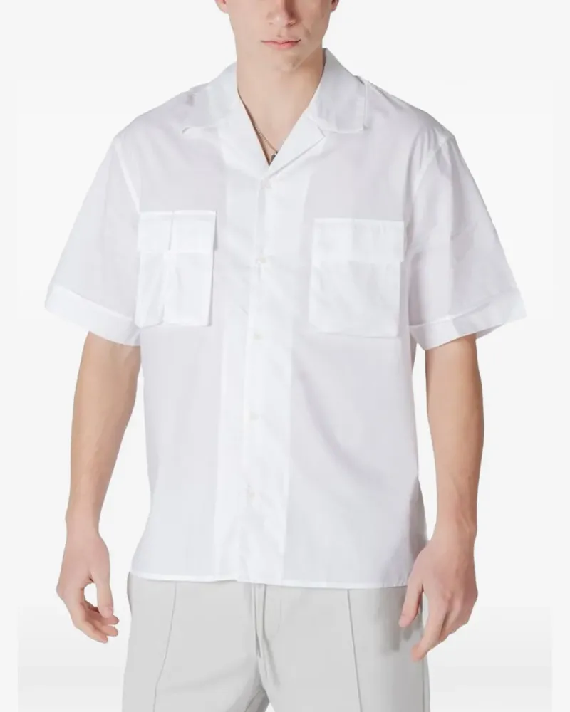Antony Morato chest-pockets short-sleeve shirt - Weiß Weiß