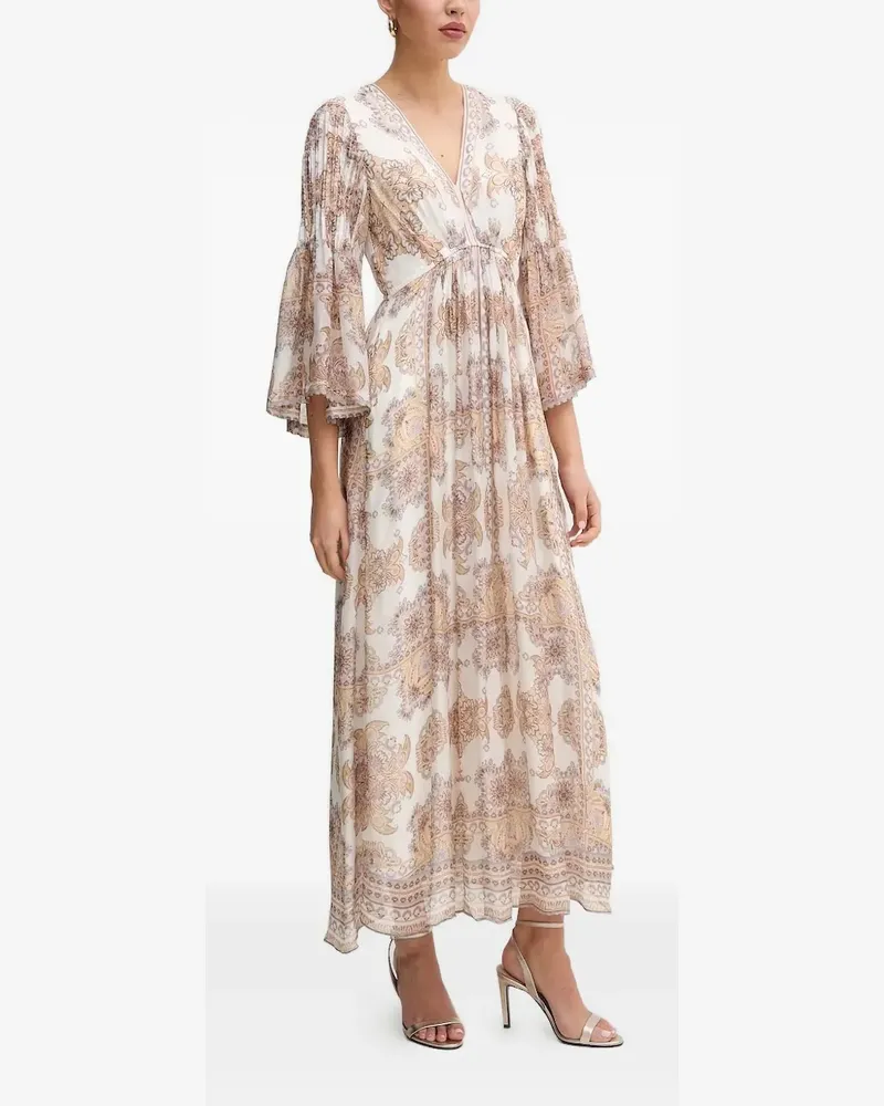 Hale Bob paisley-print maxi dress - Nude Nude