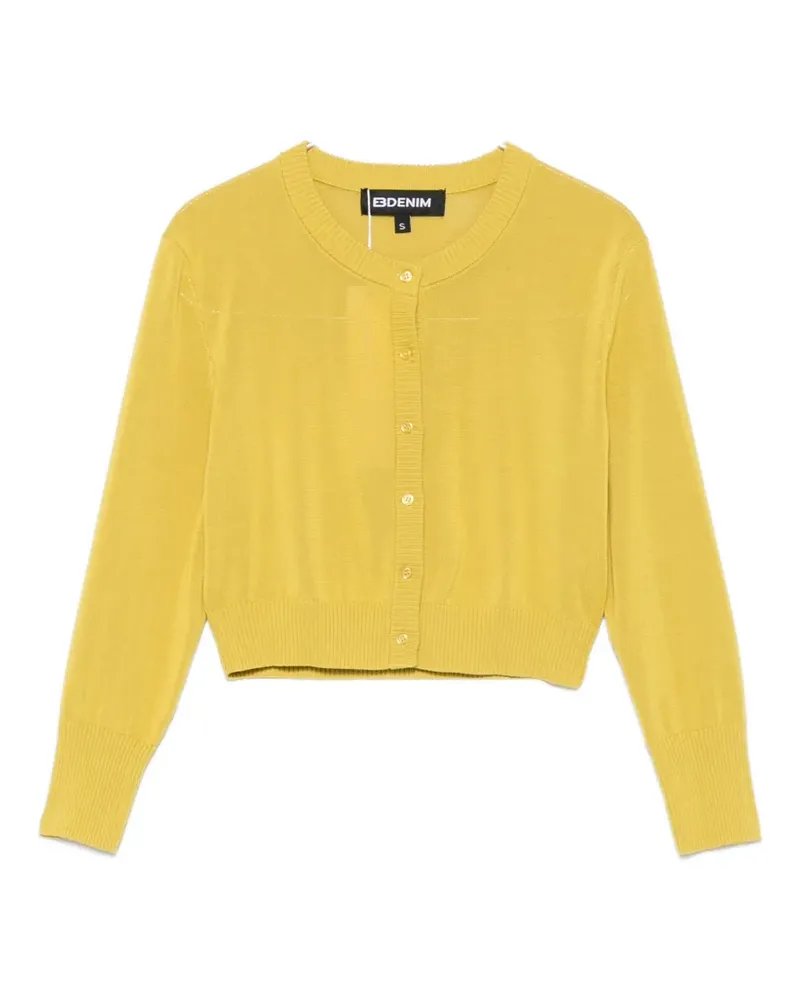 EB Denim Juniper cropped cardigan - Gelb Gelb