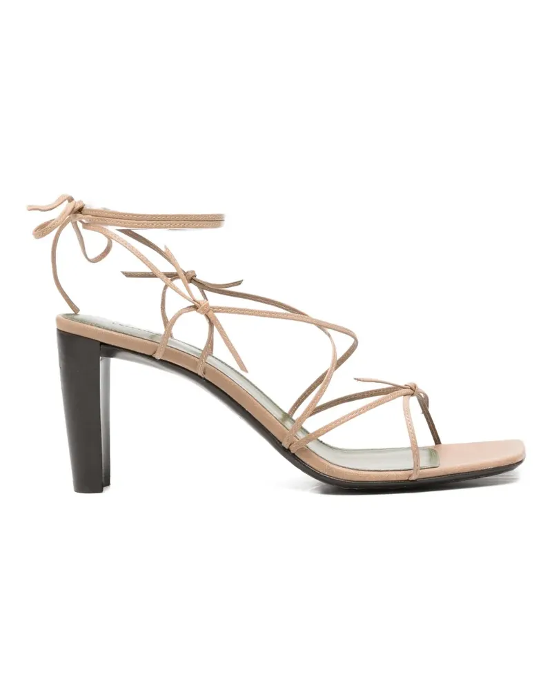 Christophe Lemaire Mignons leather sandals - Nude Nude