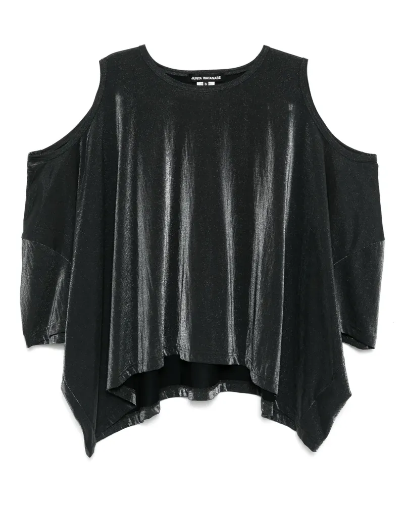 Junya Watanabe T-Shirt mit Cut-Out - Grau Grau