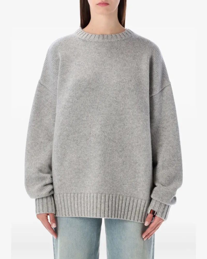 extreme cashmere Pullover mit Rundhalsausschnitt - Grau Grau
