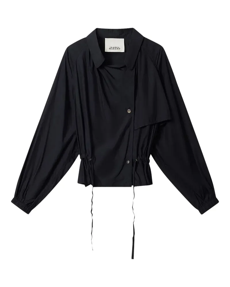 Isabel Marant Gwenola Jacke mit Kordelzug - Schwarz Schwarz