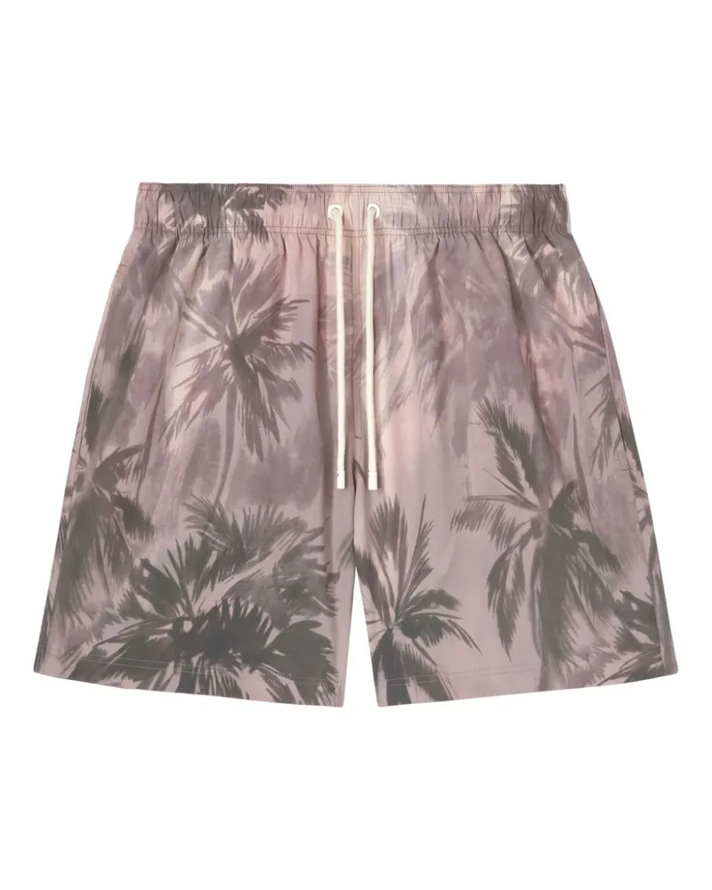 Palm Angels Sunset Palms Badeshorts - Nude Nude