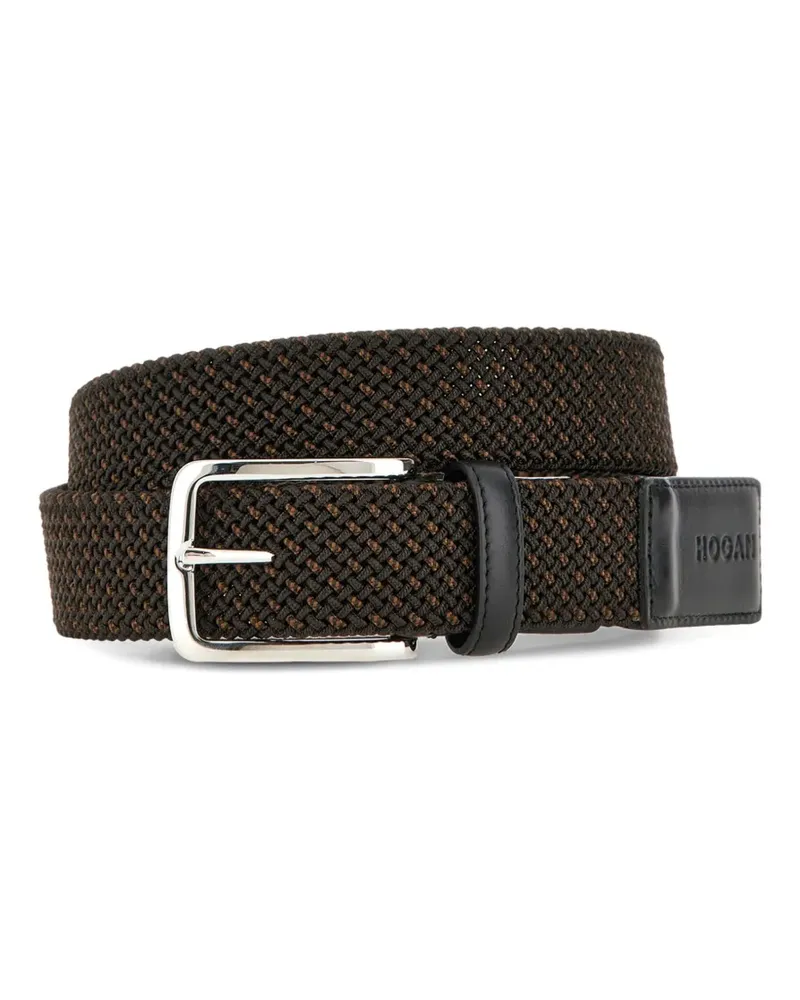 Hogan Gewebter Gürtel - Braun Braun