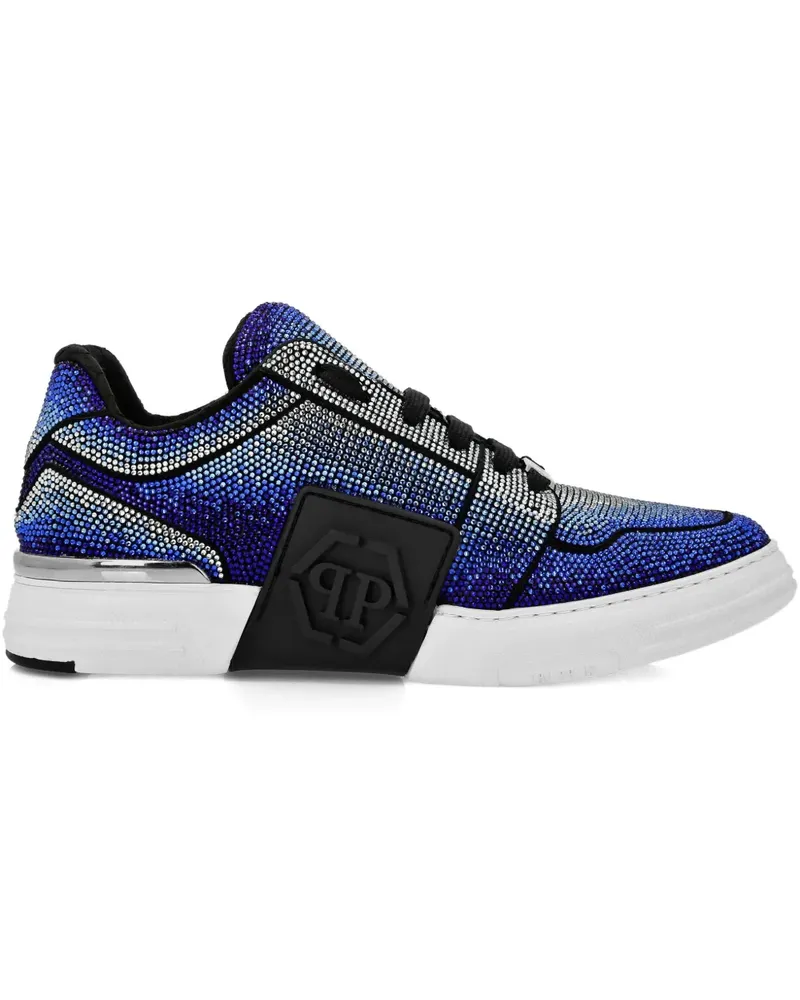 Philipp Plein Sneakers mit Strassverzierung - Blau Blau