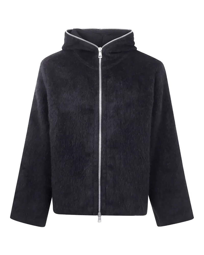 Our Legacy Kapuzenjacke mit gebürstetem Finish - Schwarz Schwarz