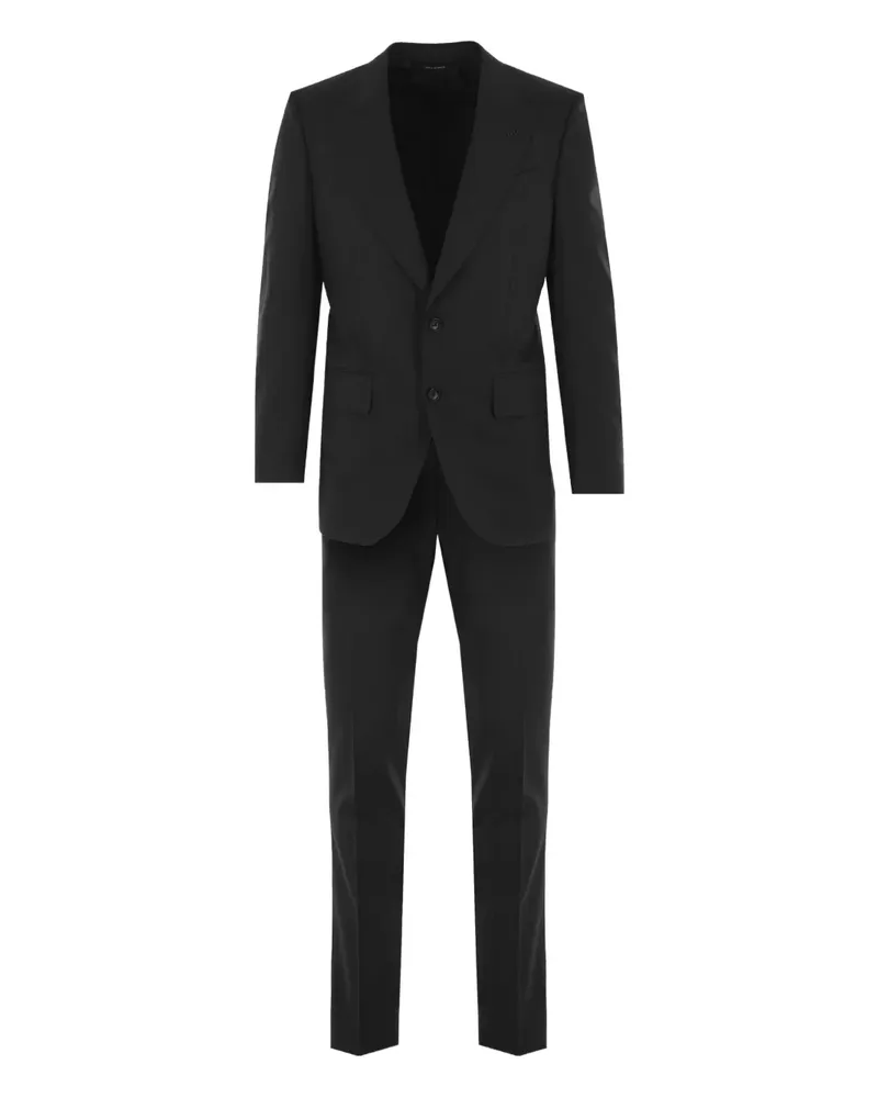Tom Ford Anzug mit zwei Knöpfen - Schwarz Schwarz