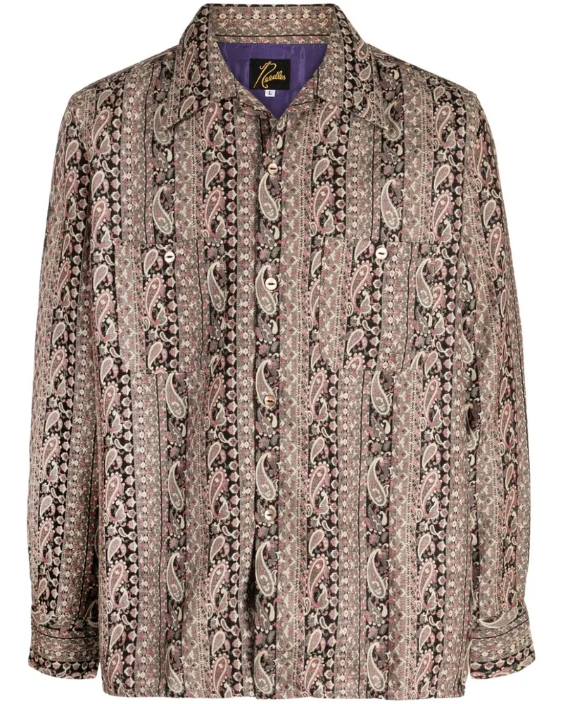NEEDLES Hemd mit Paisley-Print - Braun Braun