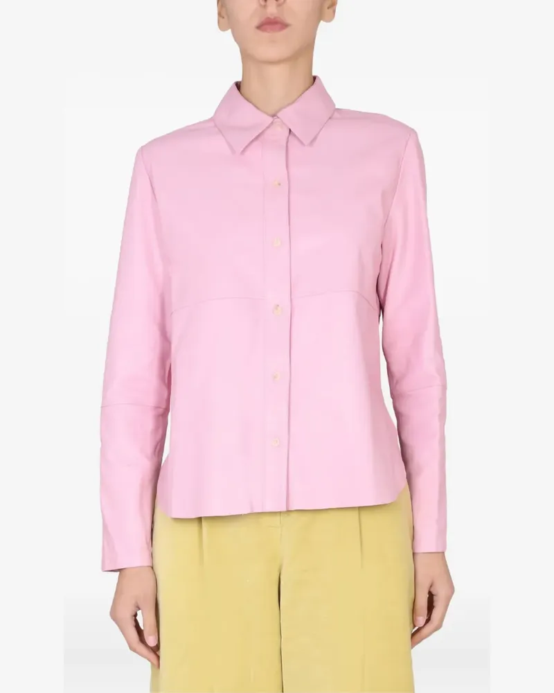 ALYSI Hemd aus Leder - Rosa Rosa