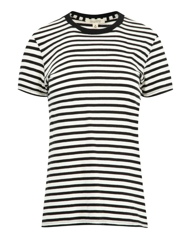 Nili Lotan Lana striped T-shirt - Weiß Weiß