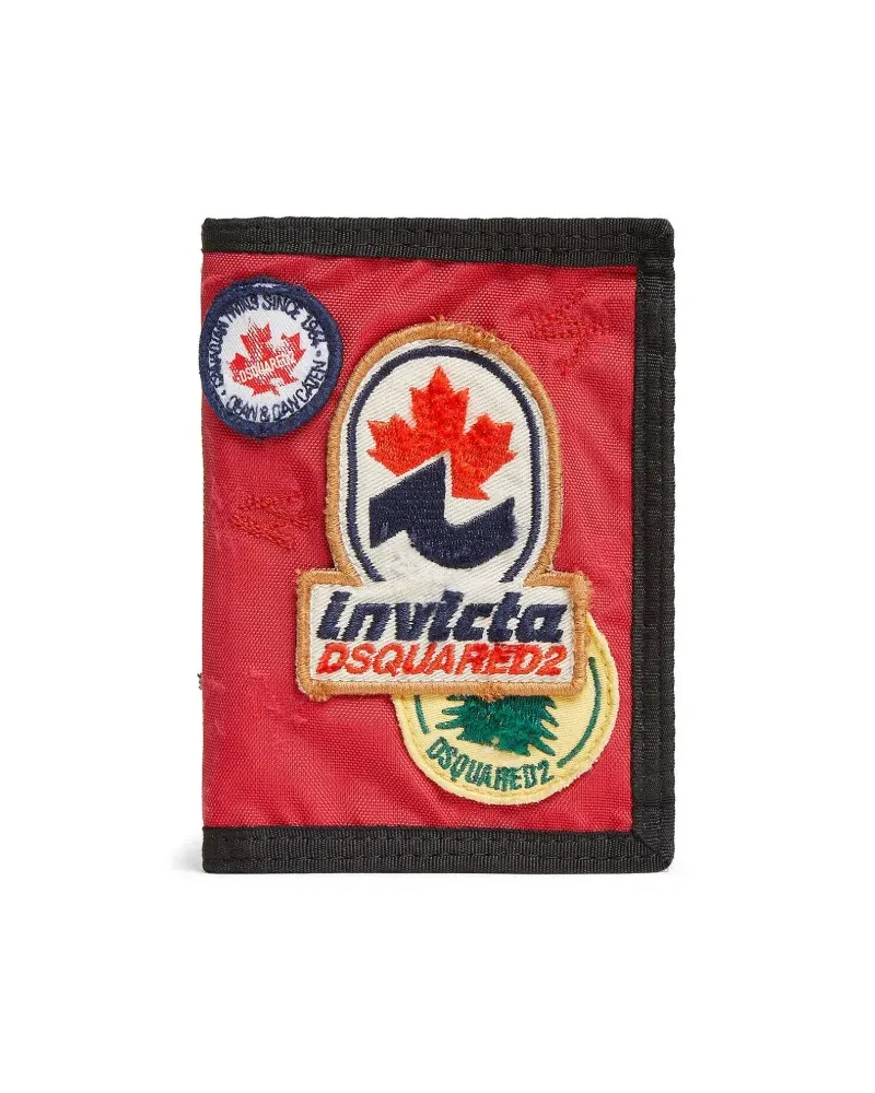 Dsquared2 Portemonnaie mit Patches - Blau Blau