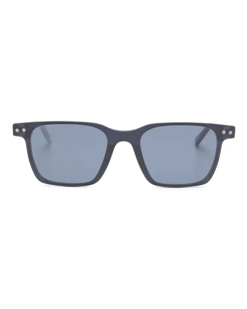 SNOB Milano Anteo square-frame clip-on sunglasses - Blau Blau