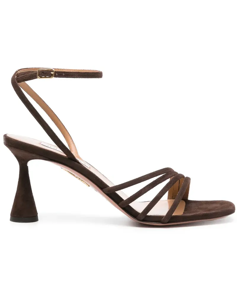Aquazzura Latour Wildledersandalen 75mm - Braun Braun