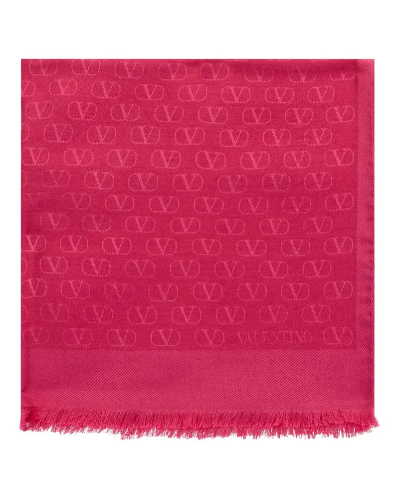 Valentino Garavani VLogo Signature scarf - Rosa Rosa