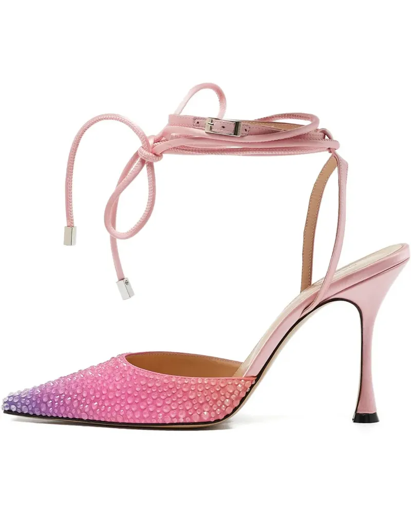 Mach & Mach Pumps mit Kristallen 100mm - Rosa Rosa