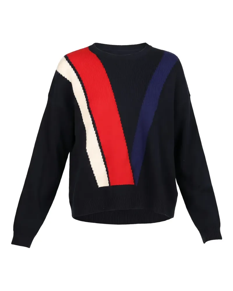 Valentino Garavani Gestreifter Pullover - Blau Blau