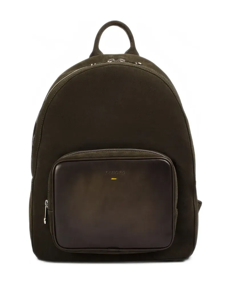 Doucal´s suede-leather backpack - Grün Grün