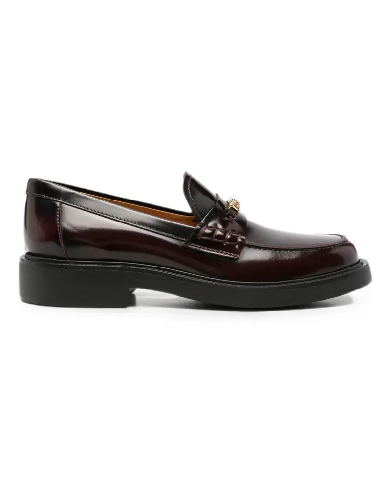 TOD'S Loafer mit Logo-Schild - Rot Rot