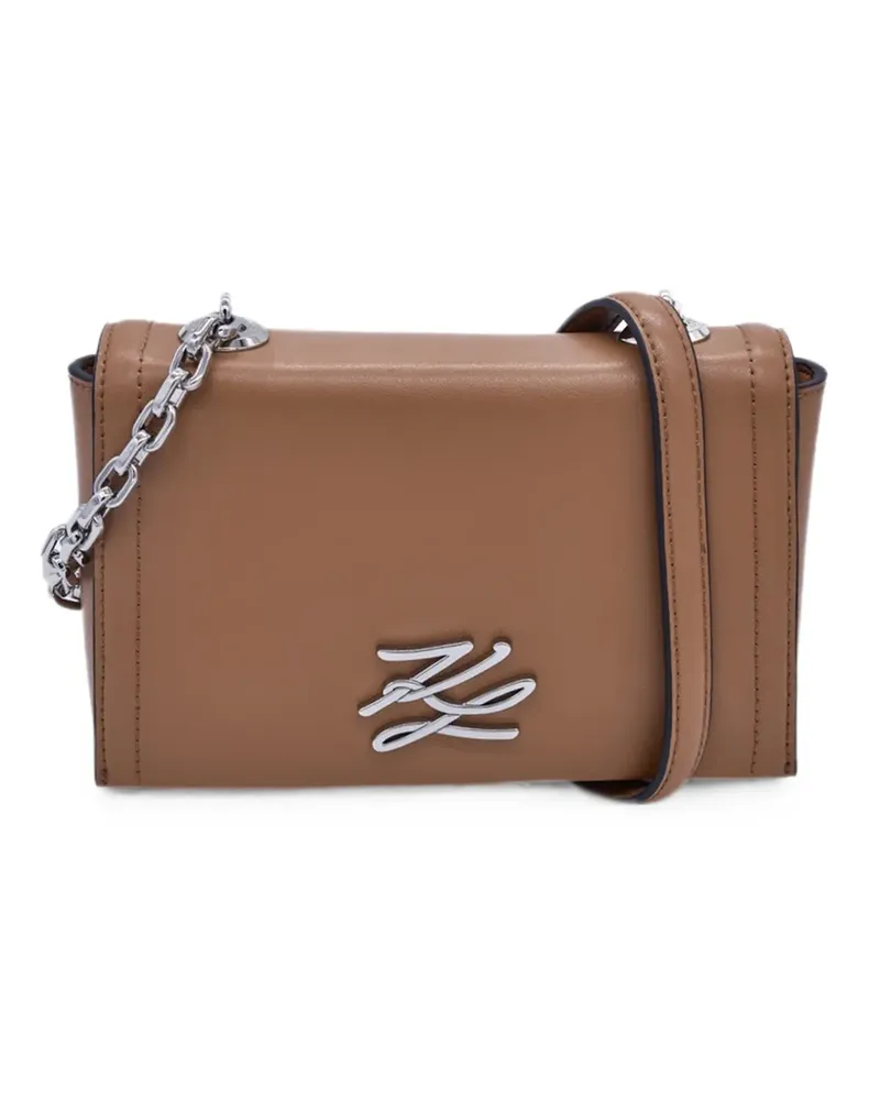 Karl Lagerfeld Kleine K/Autograph Umhängetasche - Braun Braun