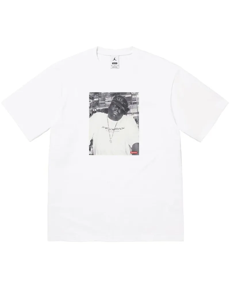 Supreme Being x Jordan Biggie T-Shirt - Weiß Weiß