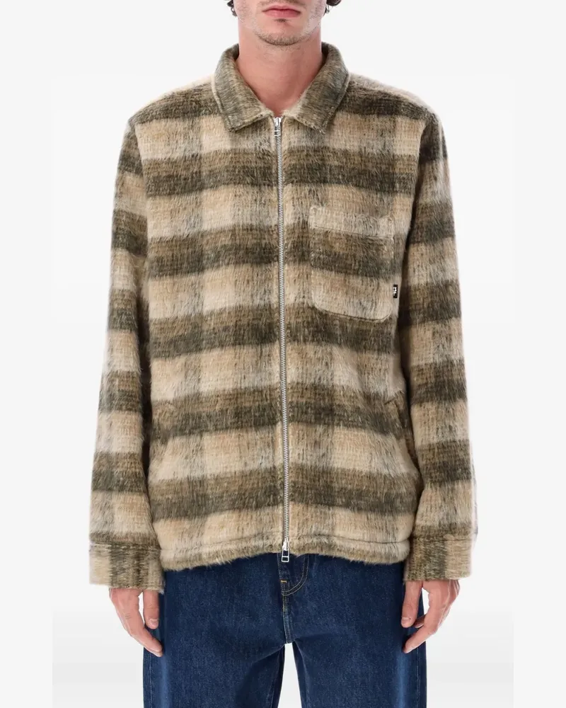 HUF Megablast shirt jacket - Nude Nude