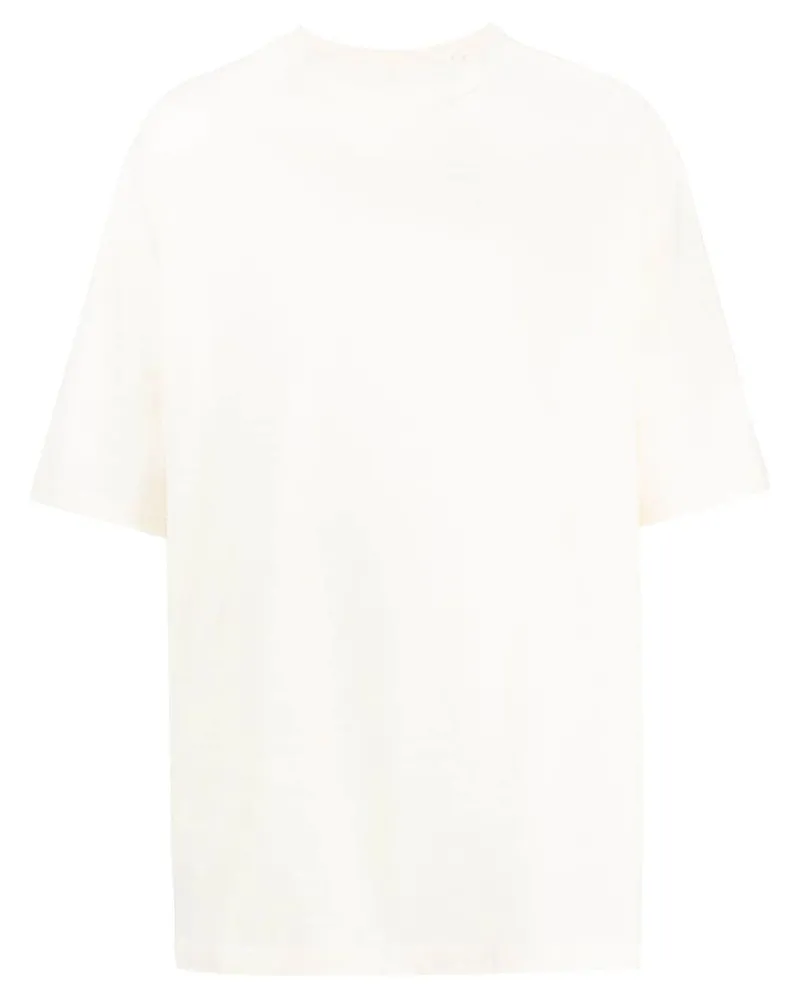 Y-3 T-Shirt aus Strickjersey Nude