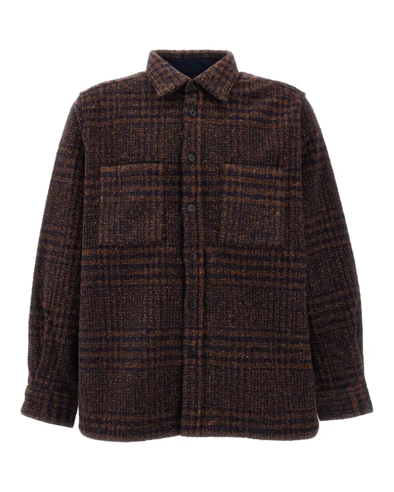Portuguese Flannel Polaris Jacke mit Karomuster - Braun Braun