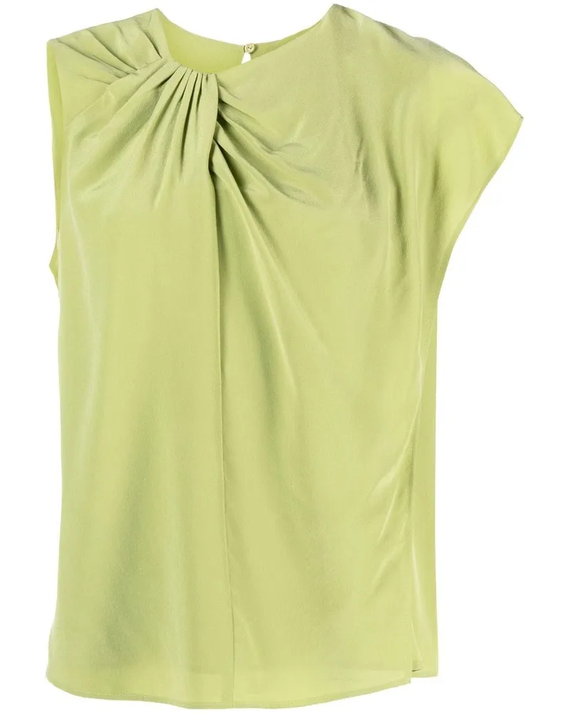 Max Mara Asymmetrisches T-Shirt Grün