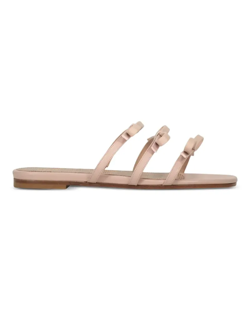 RED Valentino Sandalen mit Schleife und drei Riemen - Rosa Rosa