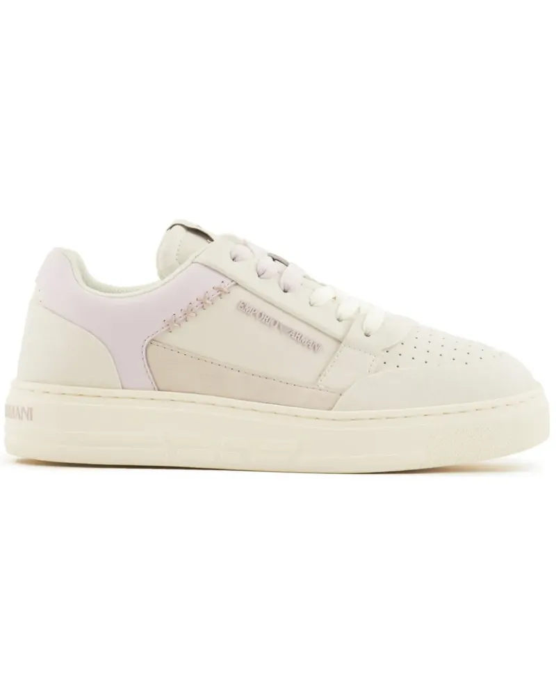 Emporio Armani ASV Sneakers aus recyceltem Leder - Rosa Rosa