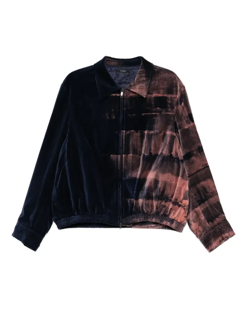 TAAKK Jacke aus handgebleichtem Samt - Blau Blau