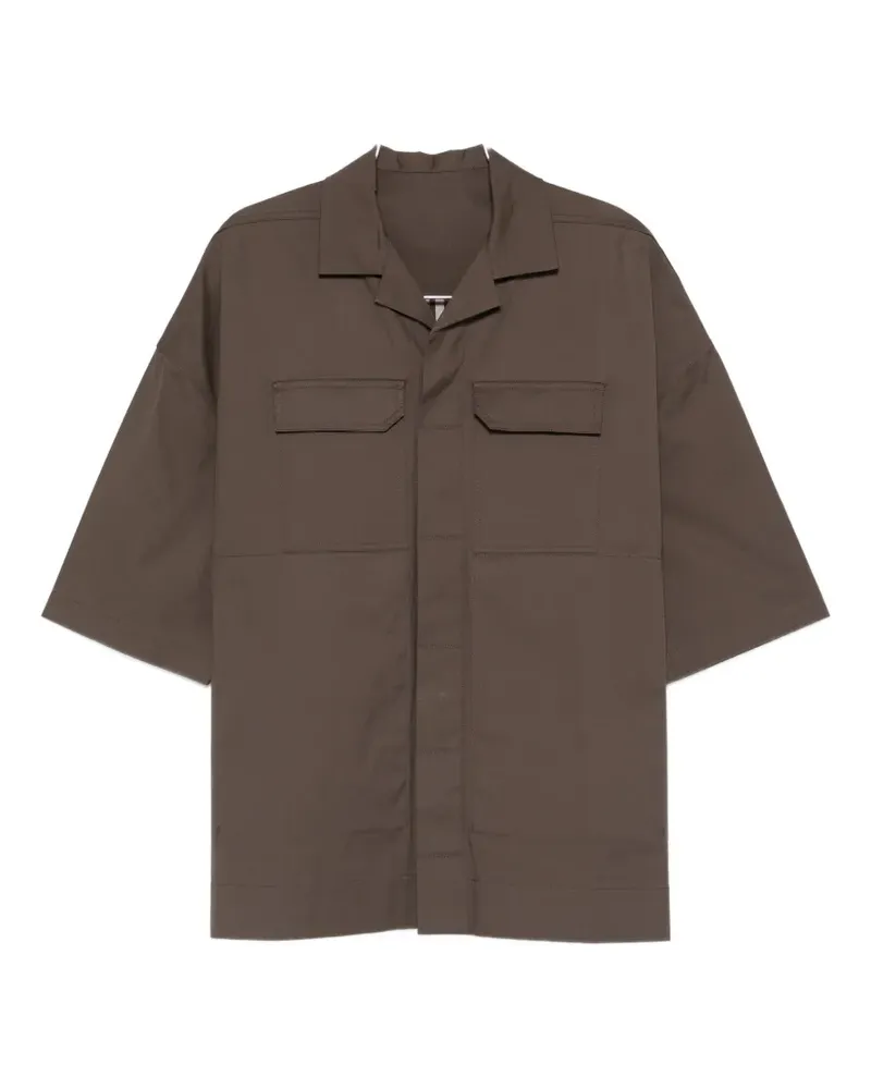 Rick Owens Magnum Tommy flap-pocket shirt - Braun Braun