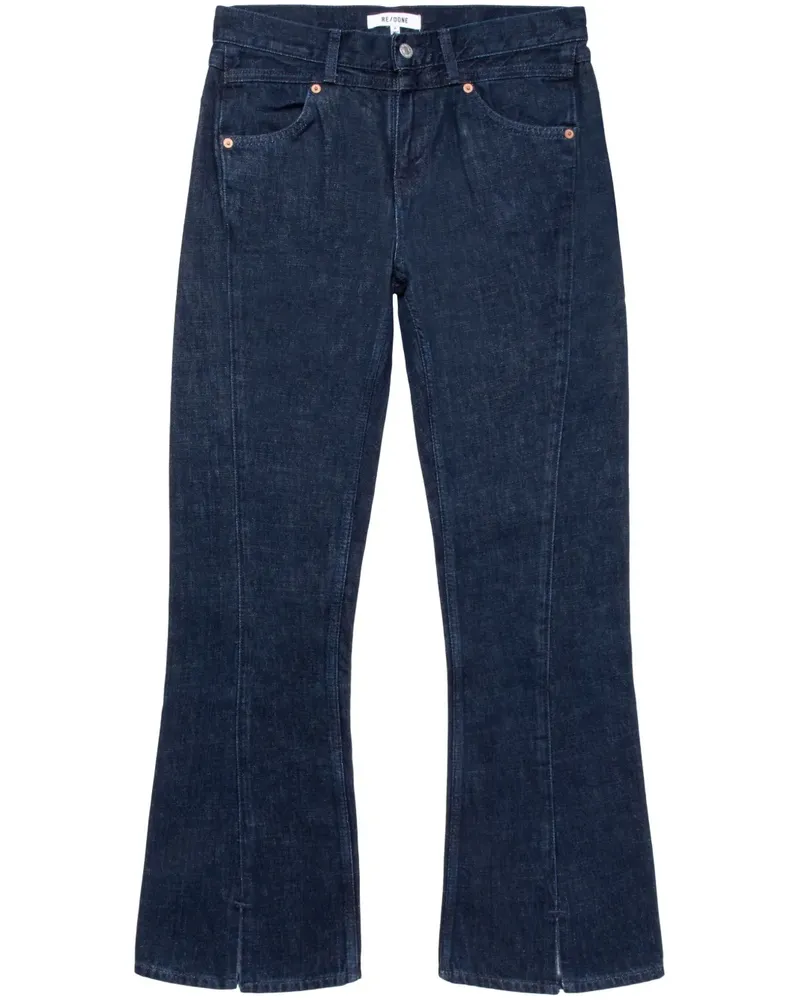 RE/DONE Halbhohe Jeans - Blau Blau