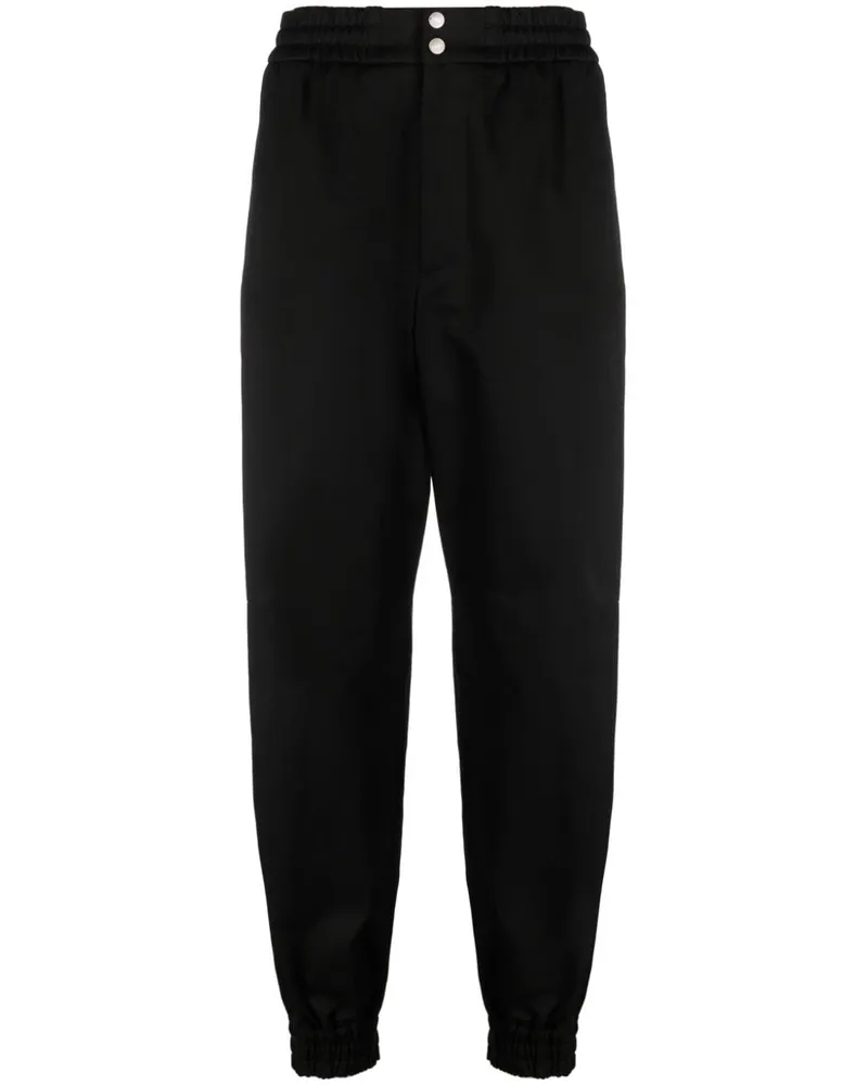 Alexander McQueen Hose mit Tapered-Bein - Schwarz Schwarz