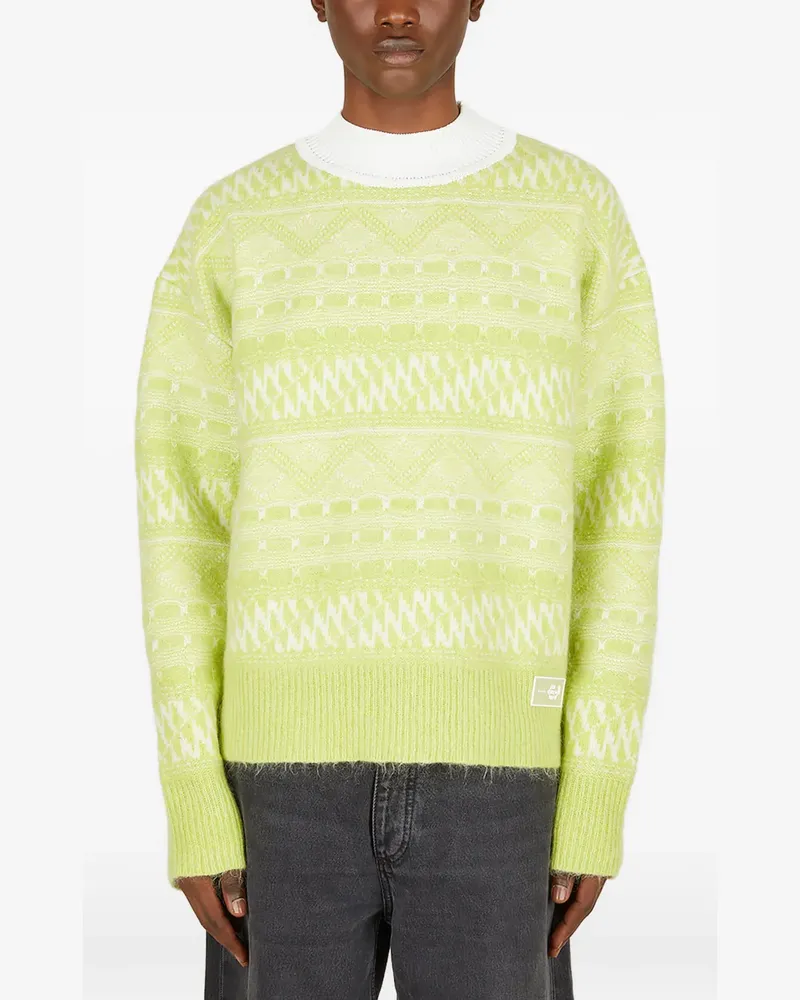 Eytys Gemusterter Pullover mit langen Ärmeln - Grün Grün
