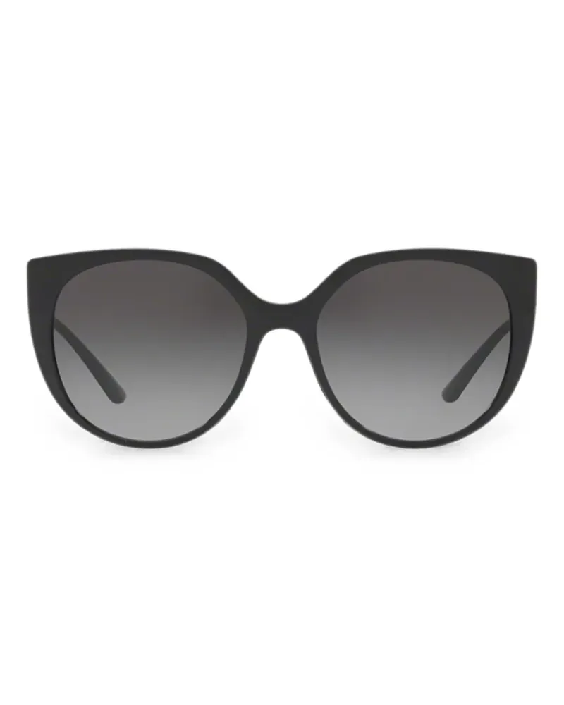 Dolce & Gabbana Getönte Oversized-Sonnenbrille - Schwarz Schwarz