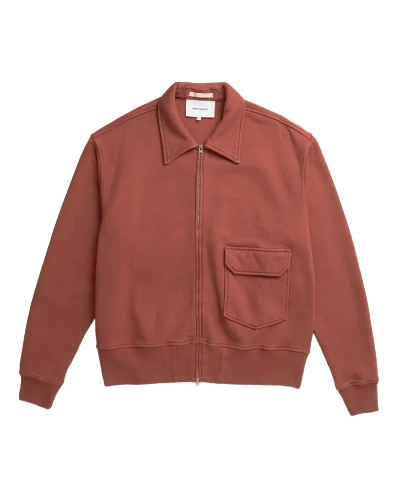 Norse Projects zip-collar sweatshirt - Rot Rot