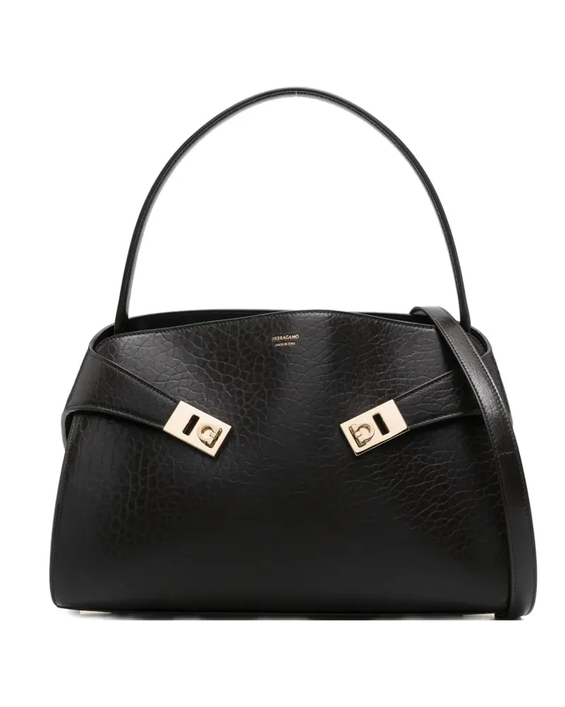 Ferragamo medium Hug shoulder bag - Schwarz Schwarz