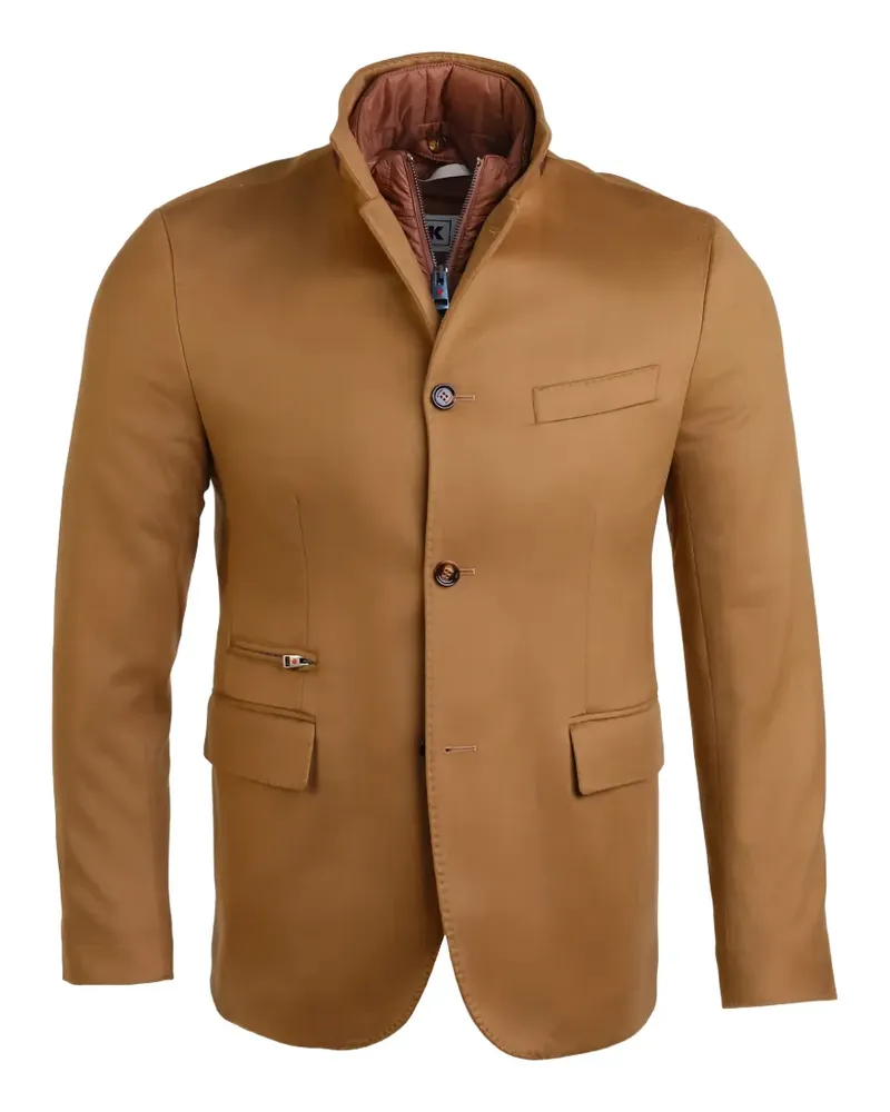 Kiton Tipas coat - Braun Braun