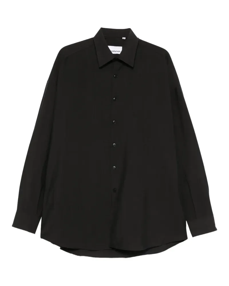 Costumein Valentino Hemd mit Knöpfen - Schwarz Schwarz