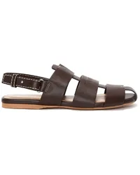 J.W.Anderson Slingback-Römersandalen aus Leder Braun