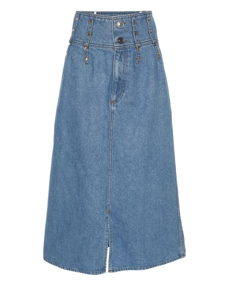 Sandro Midirock aus Denim - Blau Blau